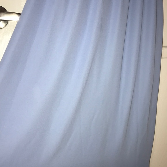 One-Shoulder Maxi Dress (Serenity Blue) - Picture 5 of 8